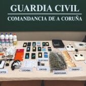 Detenidas diez personas en Noia por tráfico de drogas: siete ingresan en prisión provisional