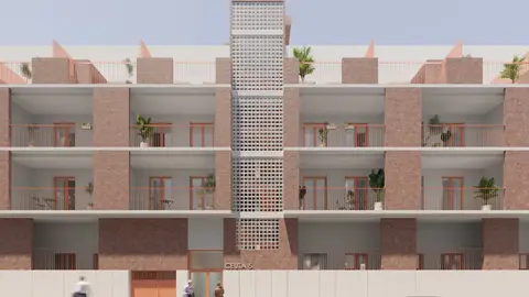 Así serán los pisos protegidos proyectados en la calle Ceuta de Alicante Así serán los pisos protegidos proyectados en la calle Ceuta de Alicante