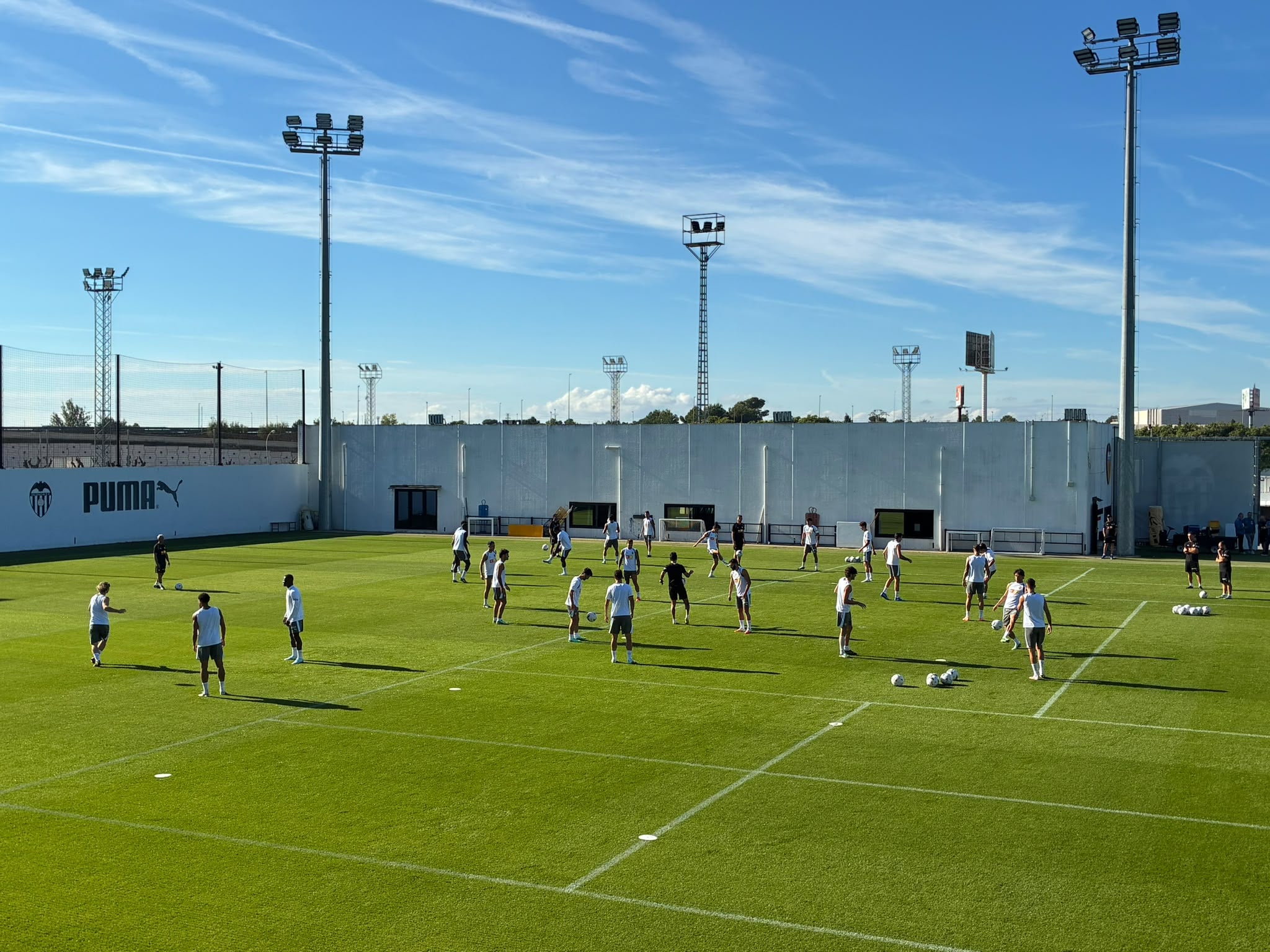Entrenamiento en Paterna Entrenamiento en Paterna