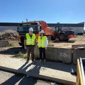 Acondicionamiento de la parcela en la que se construirá la ITV de Sollana