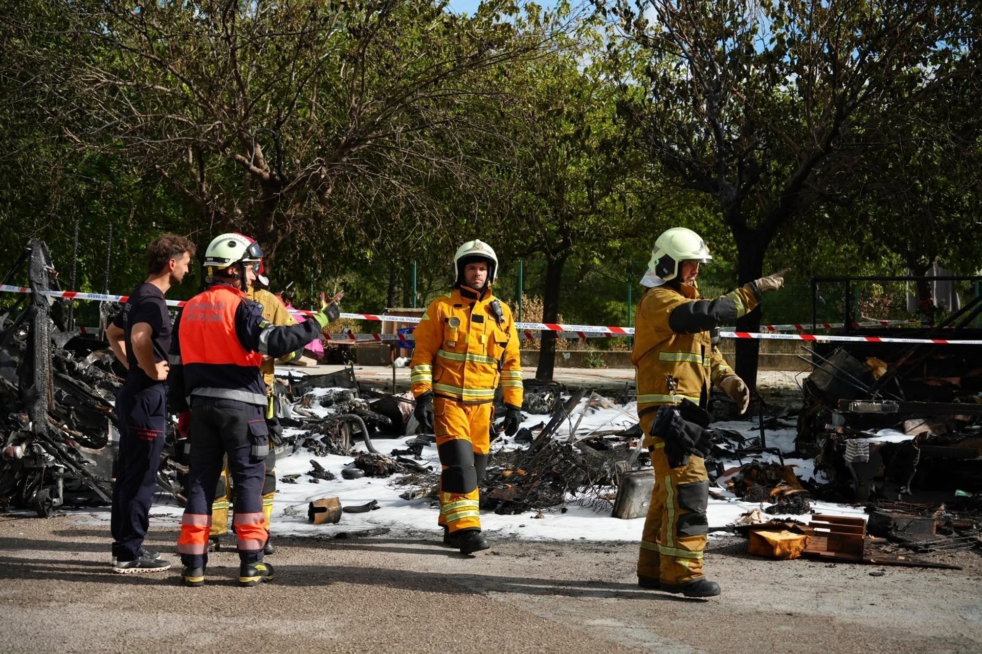 Detienen al sospechoso de incendiar una caravana en Son Hugo Detienen al sospechoso de incendiar una caravana en Son Hugo