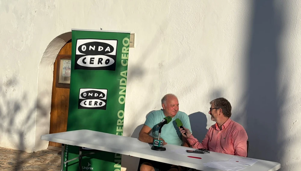 Vicent Marí con Manu Gon durante la grabación del programa Vicent Marí con Manu Gon durante la grabación del programa