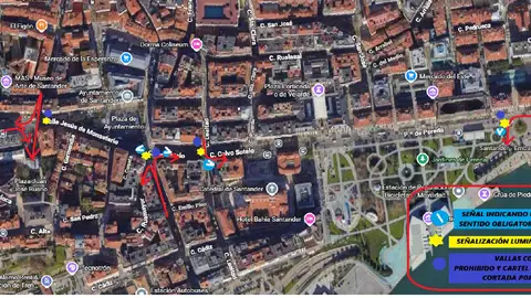 Santander corta al tráfico este jueves las calles Isabel II y Jesús de Monasterio por obras de asfaltado Santander corta al tráfico este jueves las calles Isabel II y Jesús de Monasterio por obras de asfaltado