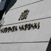 Imagen de archivo de la fachada de la Audiencia Nacional. Imagen de archivo de la fachada de la Audiencia Nacional.