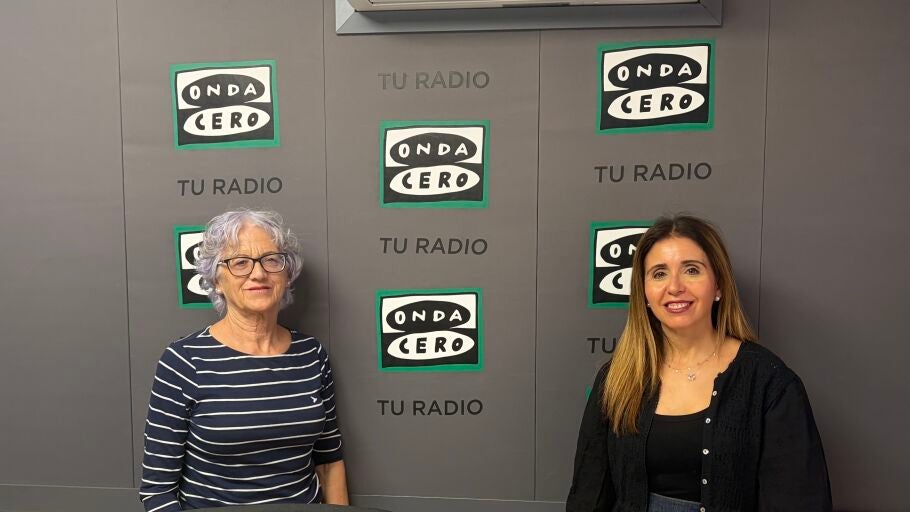 Esperanza Romero y Noelia Aznar, de ASFEME. 
