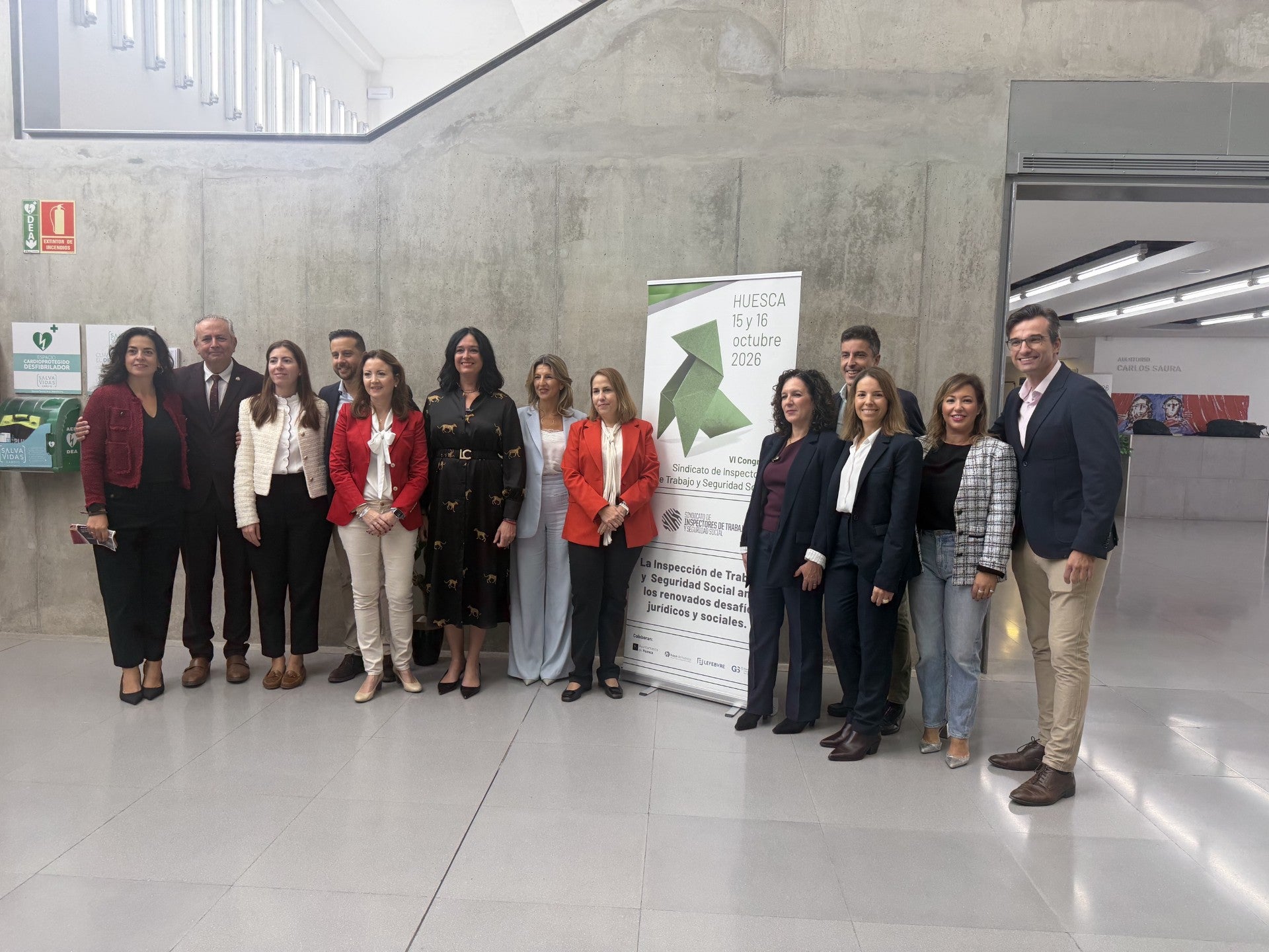 Yolanda Díaz defiende en Huesca la sostenibilidad del sistema público de pensiones Yolanda Díaz defiende en Huesca la sostenibilidad del sistema público de pensiones