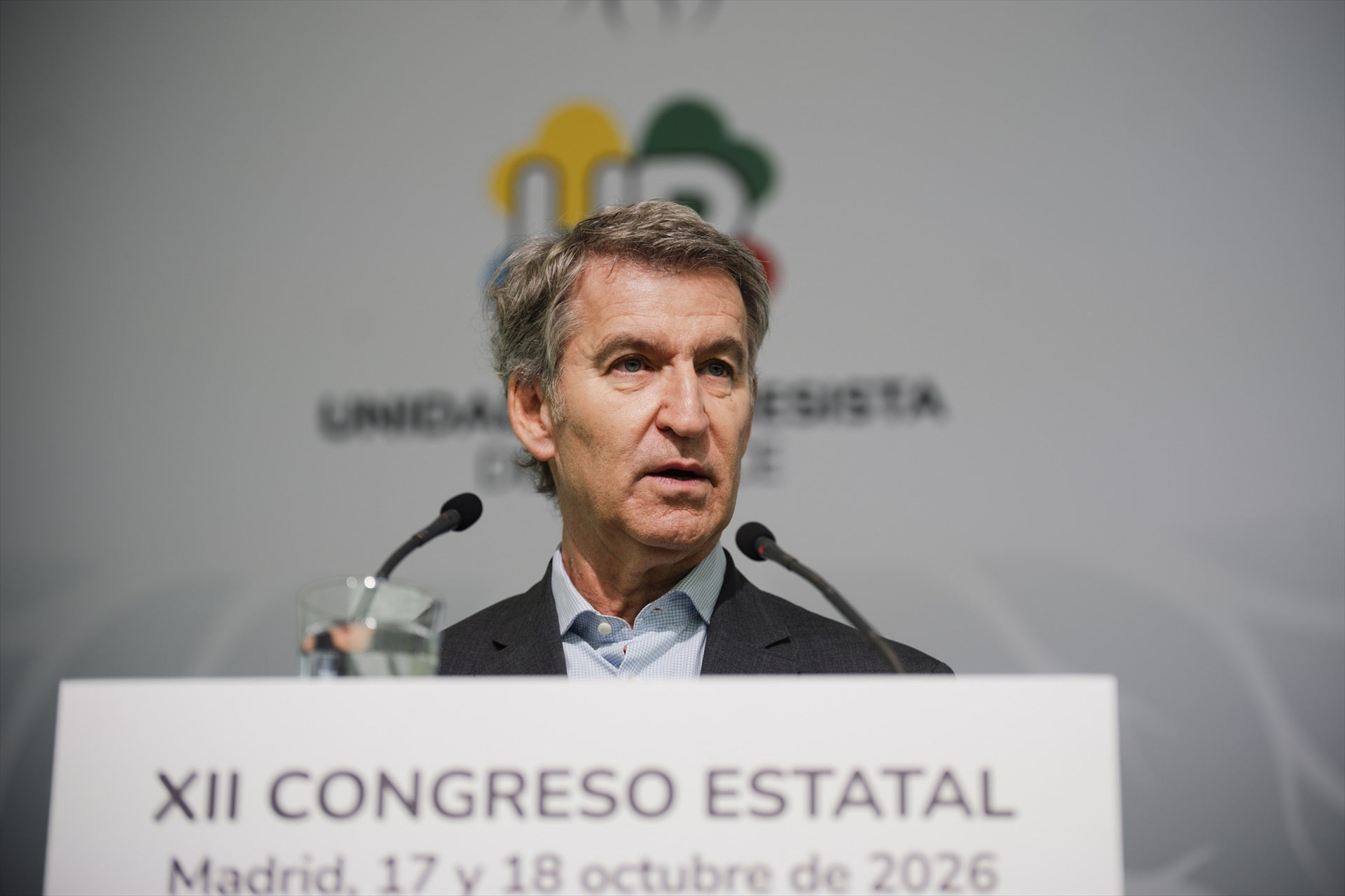El candidato del PP a la Presidencia del Gobierno, Alberto Núñez Feijóo, durante un acto El candidato del PP a la Presidencia del Gobierno, Alberto Núñez Feijóo, durante un acto