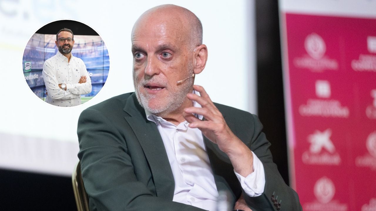 La indignación de Edu García con Tebas tras vincular al Real Madrid con la propaganda nazi: "¿Dónde está el nivel?" La indignación de Edu García con Tebas tras vincular al Real Madrid con la propaganda nazi: "¿Dónde está el nivel?"