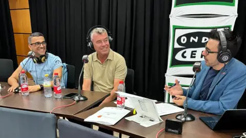 José Moreno, Scott Marshall y Carles Lamelo en Benahavís, durante la entrevista en Onda Viajera. José Moreno, Scott Marshall y Carles Lamelo en Benahavís, durante la entrevista en Onda Viajera.
