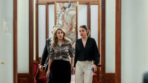 Imagen de archivo de Yolanda Díaz e Irene Montero en el Congreso Imagen de archivo de Yolanda Díaz e Irene Montero en el Congreso