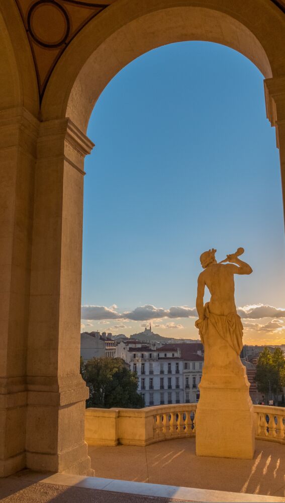 Atardecer desde el Palais Longchamp