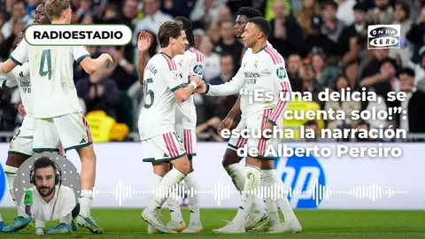 "¡Es una delicia, se cuenta solo!": la narración de Alberto Pereiro de la goleada del Real Madrid ante el Sevilla "¡Es una delicia, se cuenta solo!": la narración de Alberto Pereiro de la goleada del Real Madrid ante el Sevilla