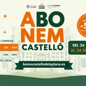 Los bonos comerciales de Castellón se podrán utilizar del 26 de octubre al 24 de noviembre Los bonos comerciales de Castellón se podrán utilizar del 26 de octubre al 24 de noviembre
