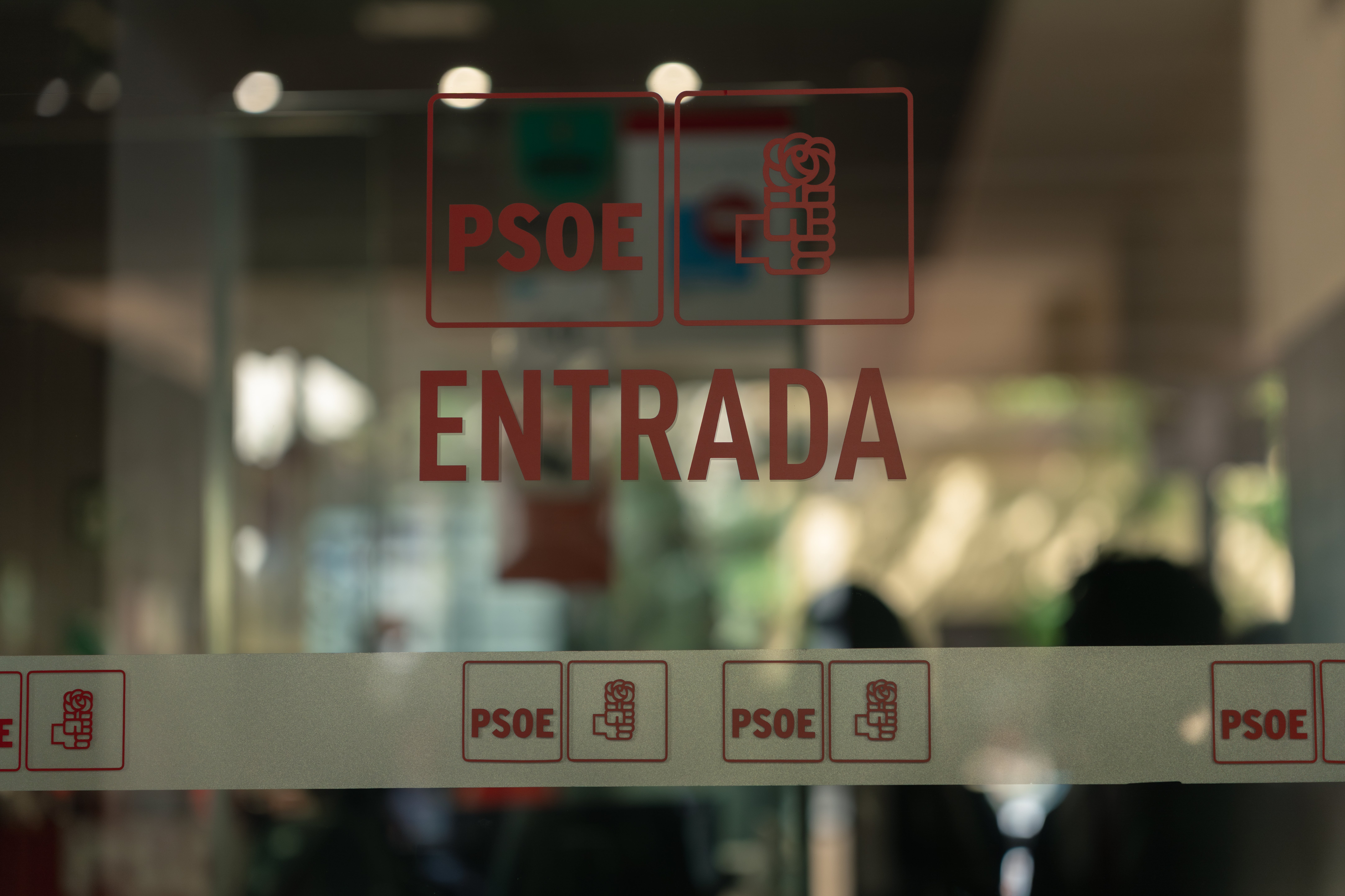 Entrada a la sede del PSOE en Ferraz Entrada a la sede del PSOE en Ferraz