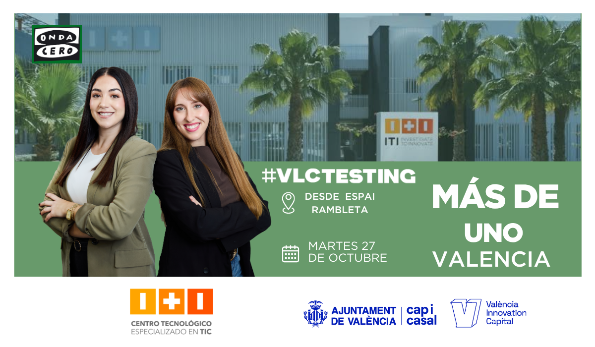 Más de uno Valencia se traslada al VLC TESTING 2026, el gran encuentro del testing de software. Más de uno Valencia se traslada al VLC TESTING 2026, el gran encuentro del testing de software.