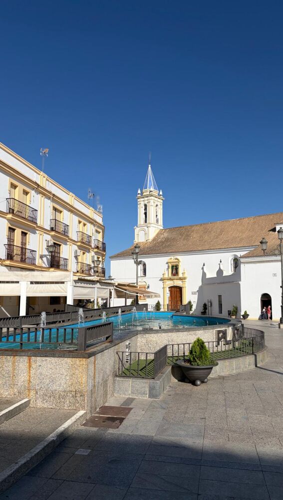 La Plaza Redonda está en el corazón del municipio de Cartaya. 