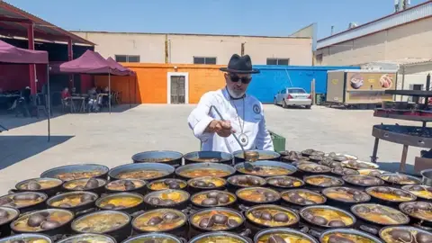 Pepe Ríos en uno de los capítulos de la Cofradía Gastronómica del Cocido con Pelotas Pepe Ríos en uno de los capítulos de la Cofradía Gastronómica del Cocido con Pelotas