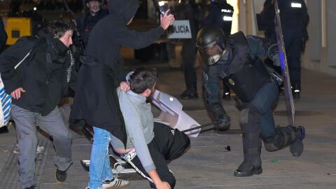 Carga policial en A Coru&ntilde;a