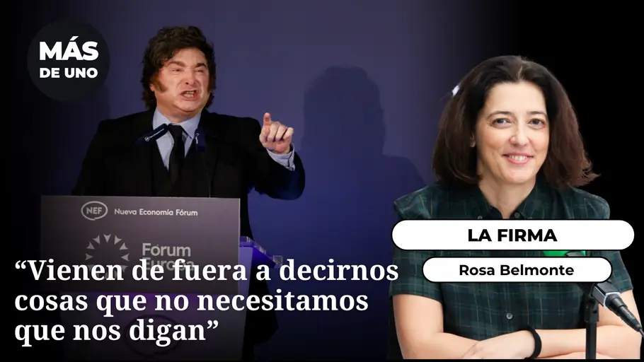 Los viernes, Belmonte: "Vienen de fuera a decirnos cosas que no necesitamos que nos digan" Los viernes, Belmonte: "Vienen de fuera a decirnos cosas que no necesitamos que nos digan"