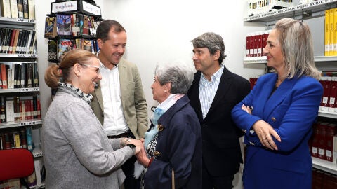 Homenaje a Antonio Casado Poyales en la biblioteca de Buenavista.