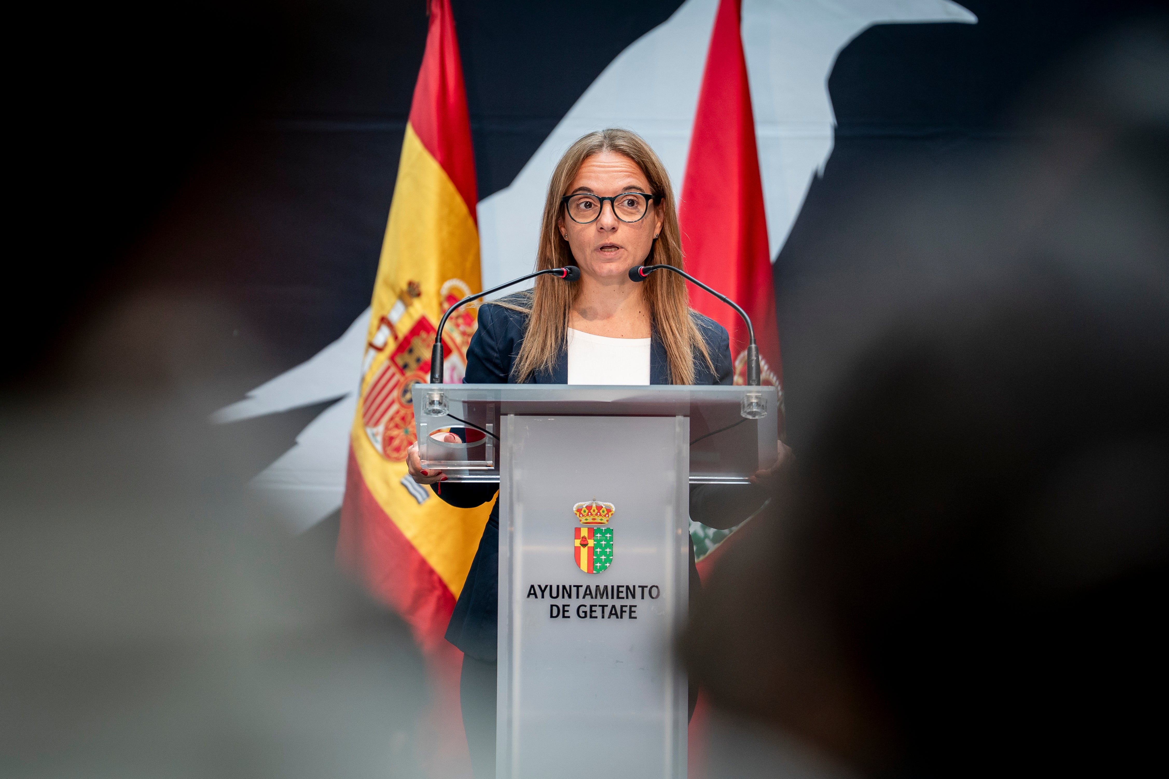 La alcaldesa de Getafe, Sara Hernández Barroso La alcaldesa de Getafe, Sara Hernández Barroso