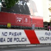 La sede del PSOE en Ferraz