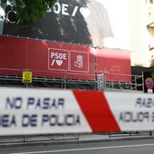 La sede del PSOE en Ferraz La sede del PSOE en Ferraz
