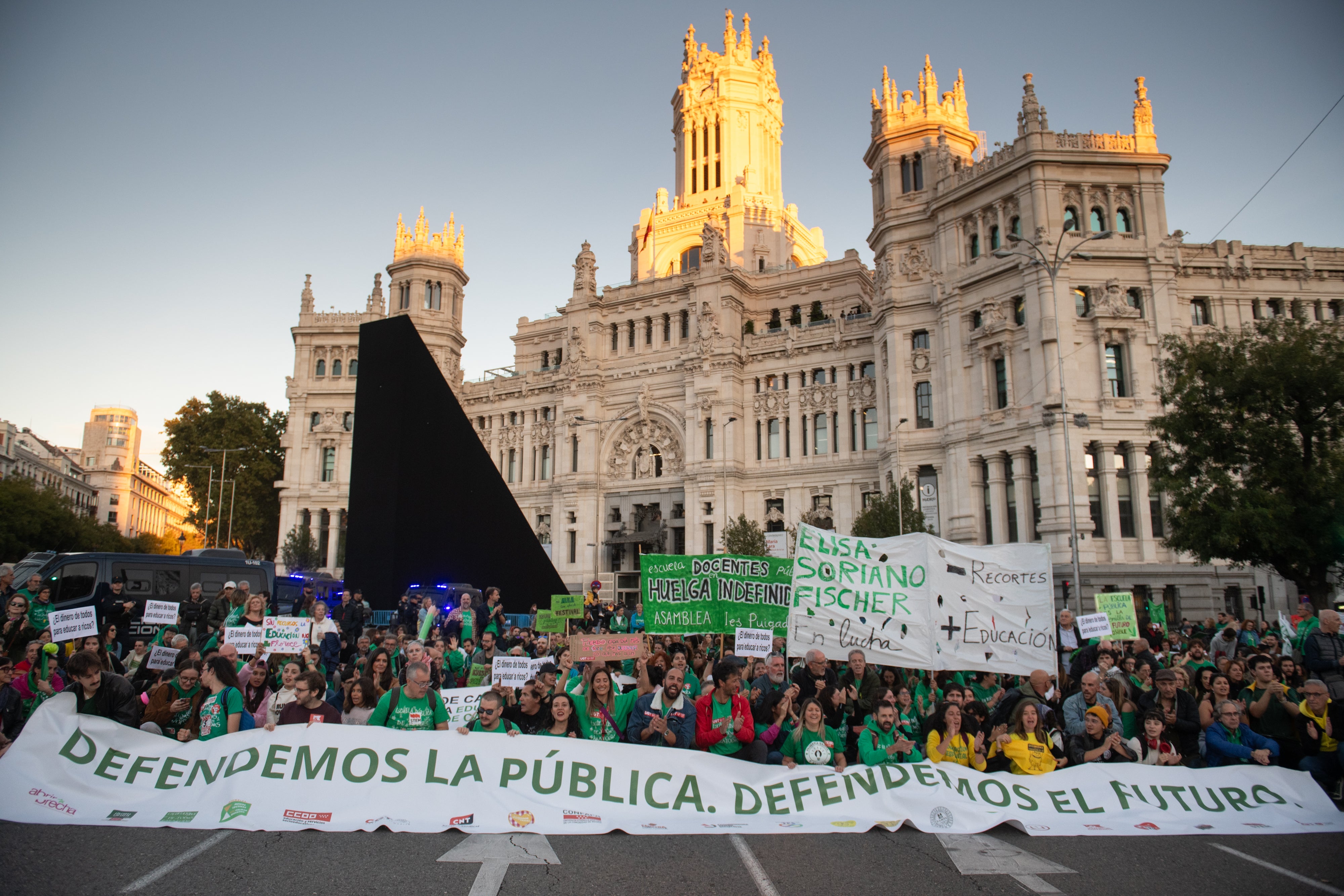 Una manifestación por la educación en Madrid Una manifestación por la educación en Madrid