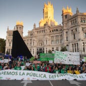 Una manifestación por la educación en Madrid