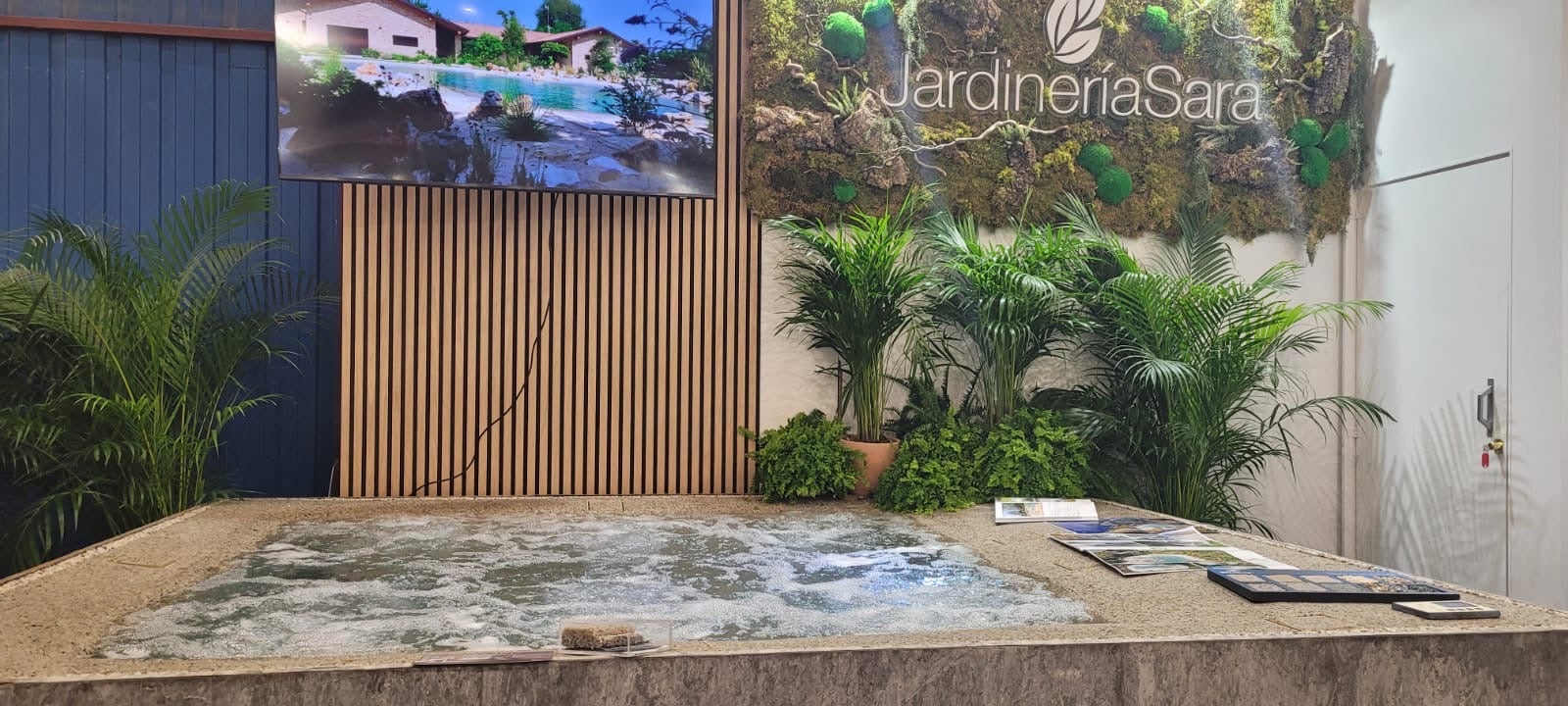 Jardinería Sara presenta en FICON 2026 una nueva piscina sin estructura de hormigón Jardinería Sara presenta en FICON 2026 una nueva piscina sin estructura de hormigón