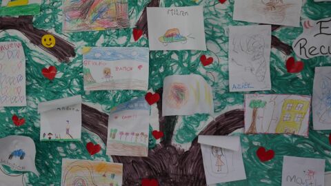 Dibujos de ni&ntilde;os venezolanos que han vuelvo al cole tras los terremotos. Audio: Diana Rodr&iacute;guez Pretel / Imagen: Unidos en la Misi&oacute;n / Manos Unidas