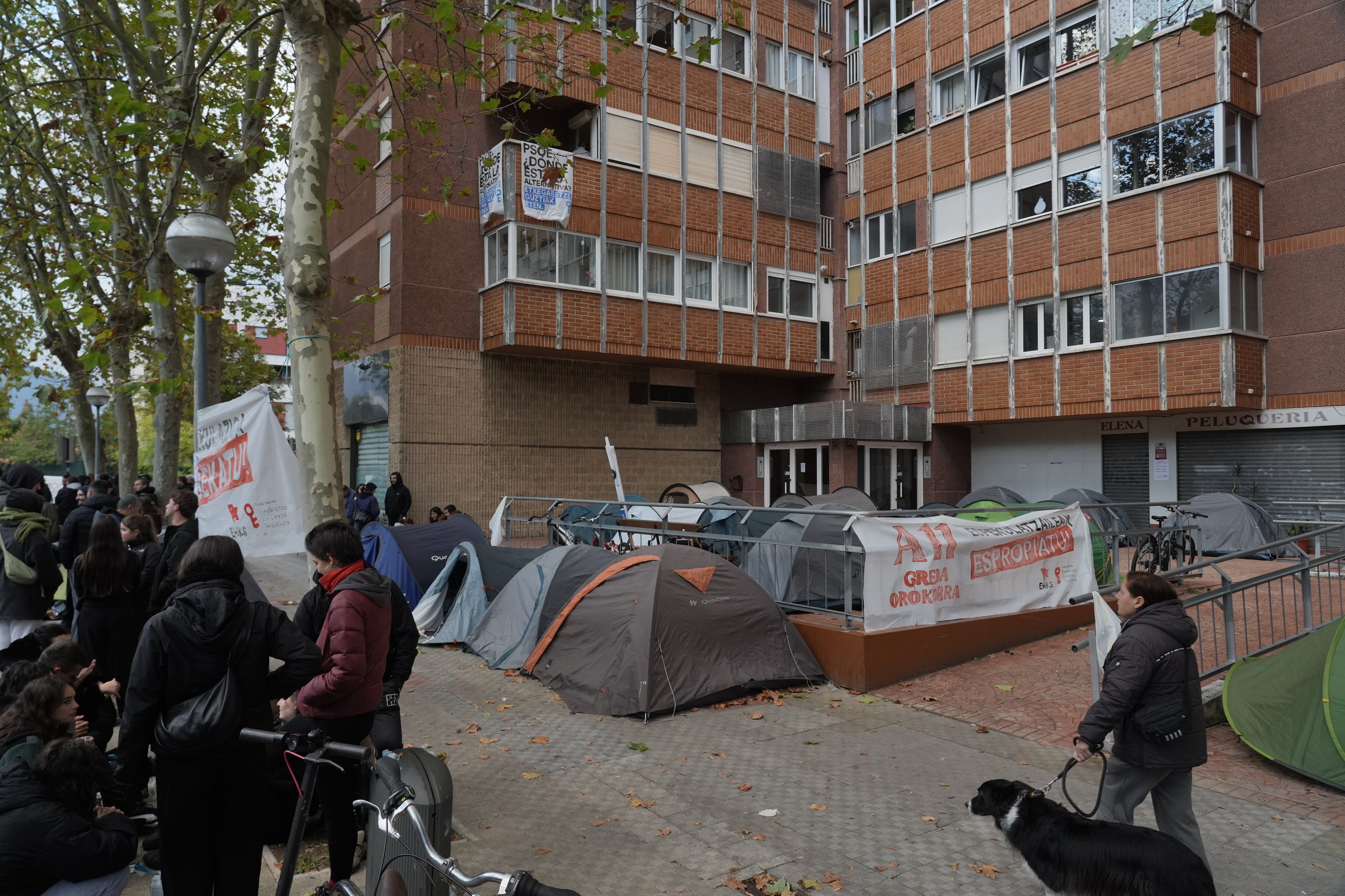 Dos detenidos y cargas policiales en Vitoria durante la protesta contra el desahucio de una familia con seis hijos menores Dos detenidos y cargas policiales en Vitoria durante la protesta contra el desahucio de una familia con seis hijos menores