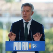 El presidente del PP, Alberto Núñez Feijóo, interviene en el acto público de precampaña sobre vivienda celebrado en Sevilla El presidente del PP, Alberto Núñez Feijóo, interviene en el acto público de precampaña sobre vivienda celebrado en Sevilla