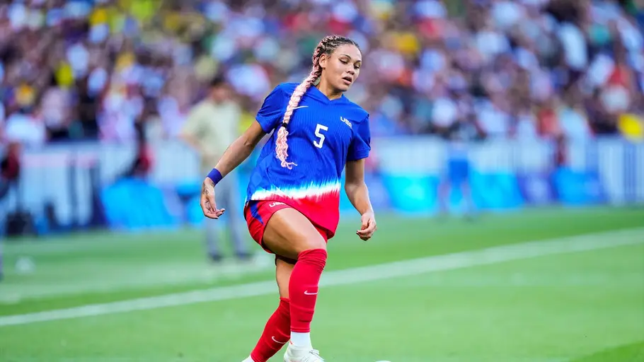 La futbolista Trinity Rodman en una imagen de archivo La futbolista Trinity Rodman en una imagen de archivo