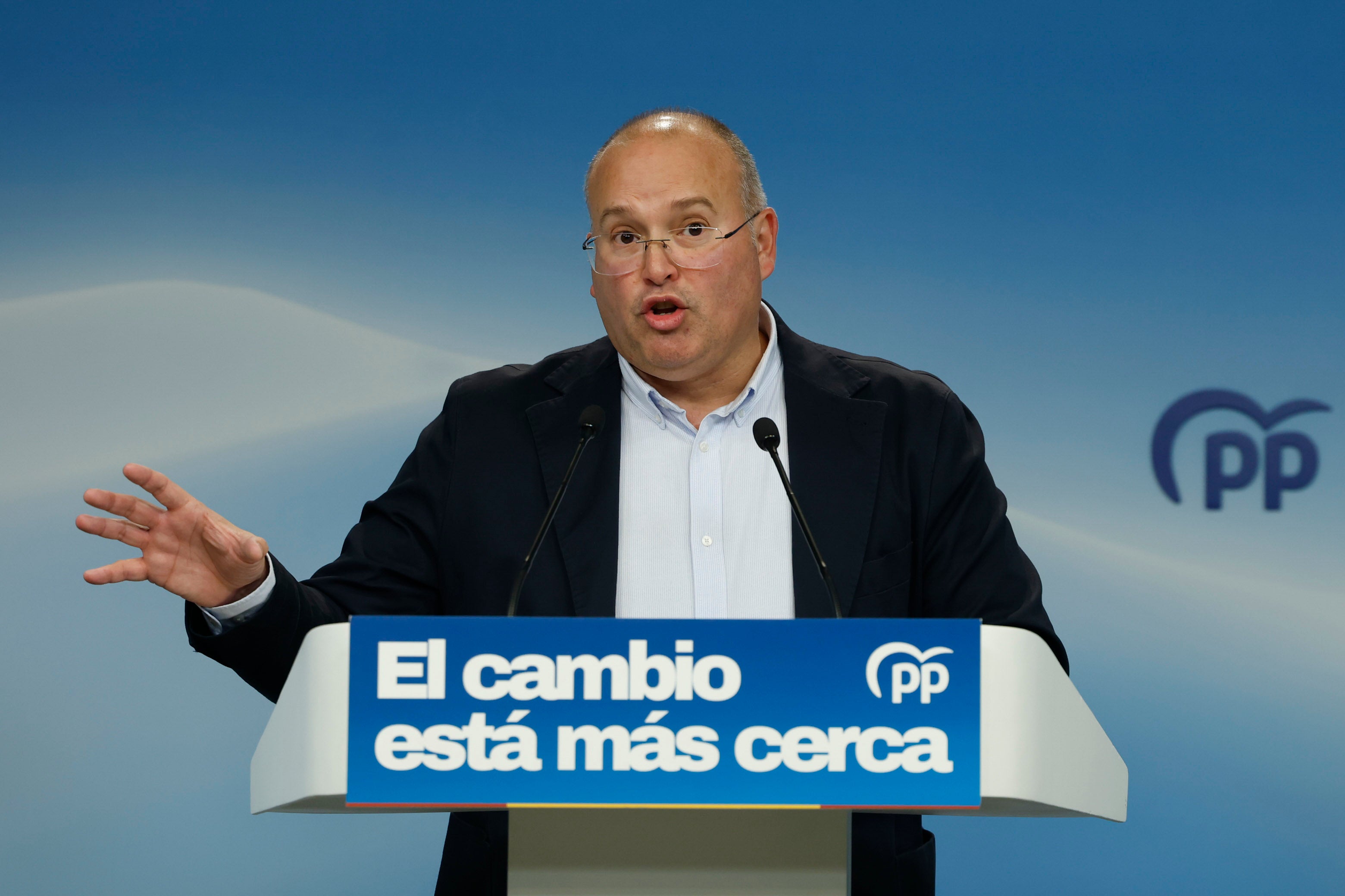 Miguel Tellado durante su intervención a día 26 de octubre de 2026. Miguel Tellado durante su intervención a día 26 de octubre de 2026.