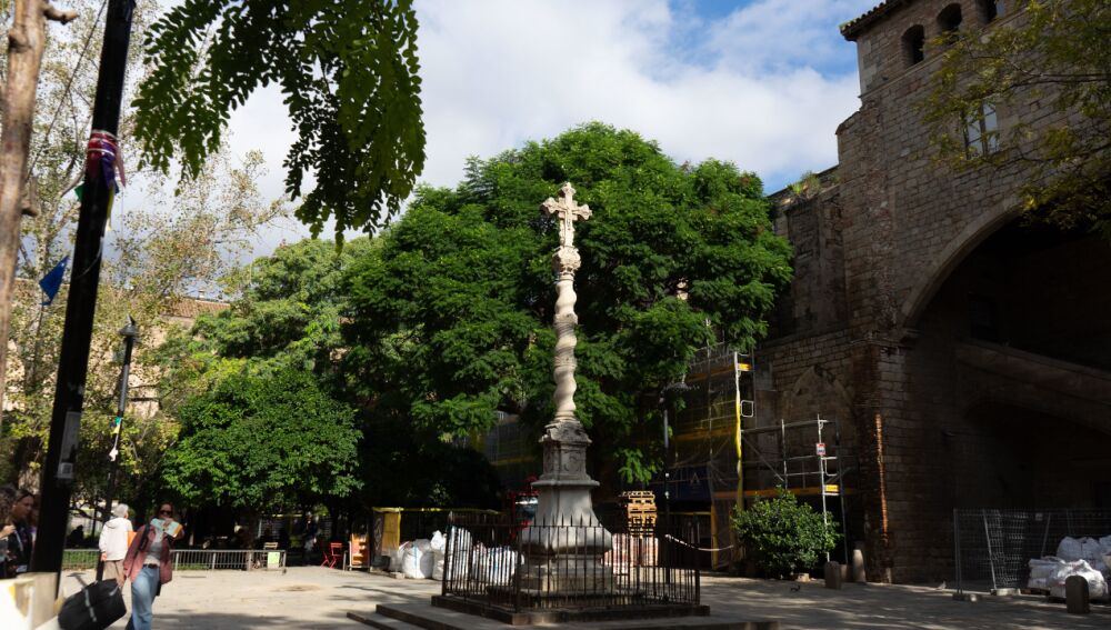 L'edifici originari de l'Hospital de la Santa Creu és avui la seu de la Biblioteca de Catalunya