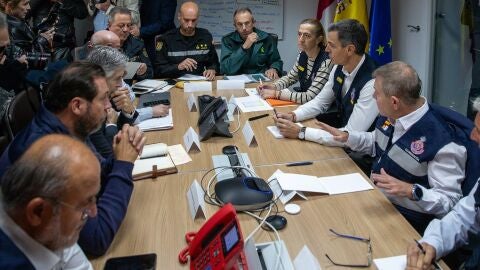 La reuni&oacute;n del Centro de Coordinaci&oacute;n Operativa Integrado (CECOPI), en el Centro 112 de Toledo