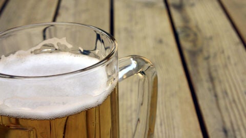 Una jarra de cerveza