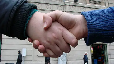 Apretón de manos Apretón de manos