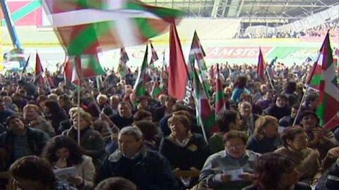 Acto independentista en el Pa&iacute;s Vasco