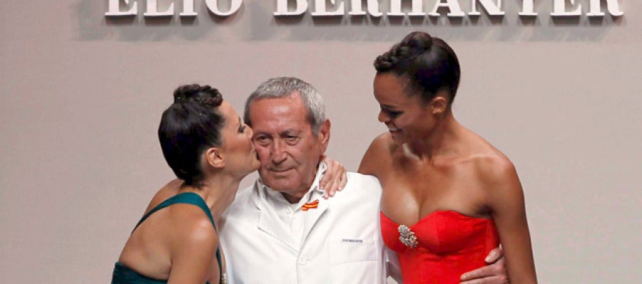 Elio Berhanyer, en uno de sus desfiles Elio Berhanyer, en uno de sus desfiles