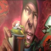 Grafiteros de toda España pintan las paredes de un museo en Vitoria