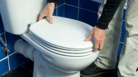 Cambiar la tapa del inodoro