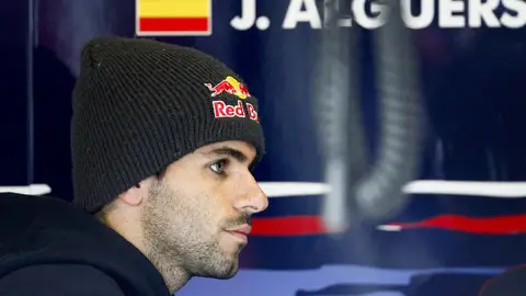 El piloto Jaime Algersuari El piloto Jaime Algersuari
