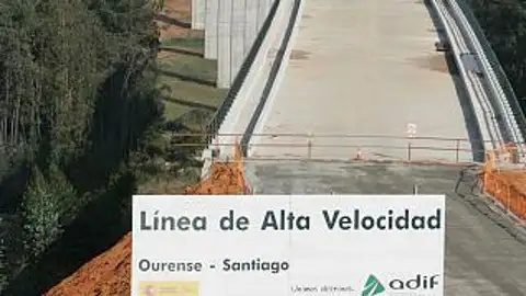Obras del AVE en Galicia Obras del AVE en Galicia
