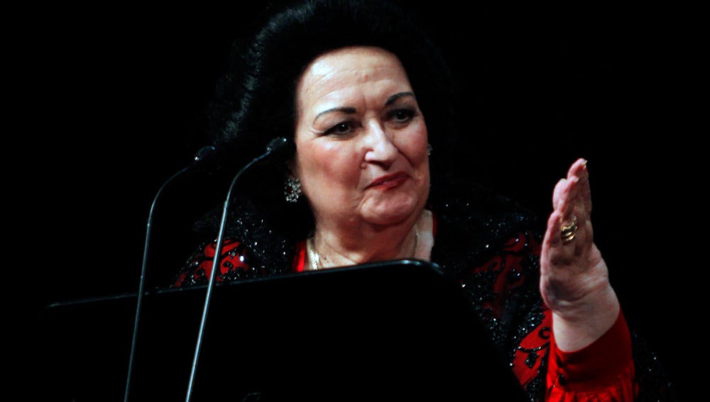 La soprano Monserrat Caballé