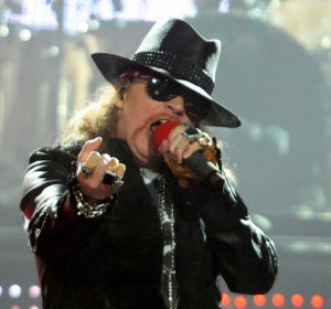 Axl Rose en concierto este año Axl Rose en concierto este año