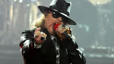 Axl Rose en concierto este año Axl Rose en concierto este año