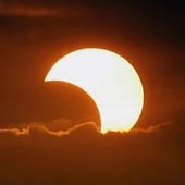 Imagen de un eclipse anular solar Imagen de un eclipse anular solar