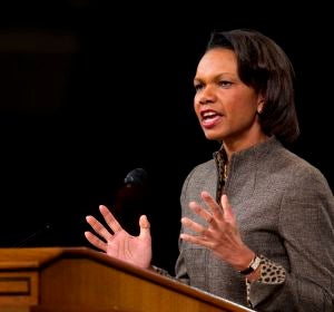 Condoleezza Rice, una de las mujeres más relevantes entre las filas republicanas Condoleezza Rice, una de las mujeres más relevantes entre las filas republicanas